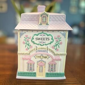 Lenox Village Collection RARE Candy Shoppe Sweets Canister